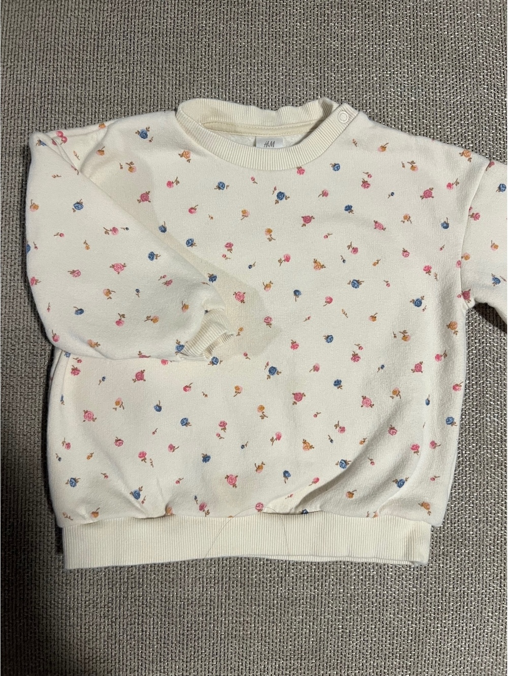 H&M Floral Crewneck Sweater